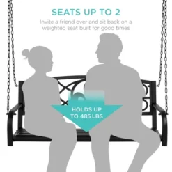 Best Choice Products 2-Person Metal Outdoor Porch Swing, Hanging Patio Bench W/ Weather-Resistant Steel -Best Choice Products Shop GUEST c50c8124 6371 499a 8fa7 a3402ecc0d11