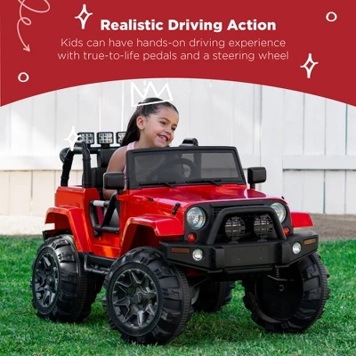 Best Choice Products 12V Kids Ride On Truck Car W/ Remote Control, Spring Suspension, Bluetooth, LED Lights 3 Best Choice Products 12V Kids Ride On Truck Car W/ Remote Control, Spring Suspension, Bluetooth, LED Lights