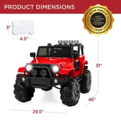 Best Choice Products 12V Kids Ride On Truck Car W/ Remote Control, Spring Suspension, Bluetooth, LED Lights 19 Best Choice Products 12V Kids Ride On Truck Car W/ Remote Control, Spring Suspension, Bluetooth, LED Lights -Best Choice Products Shop GUEST d52c3ba2 58ae 4833 8379 351bd42e5e49