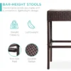 Best Choice Products 5-Piece Patio Wicker Bar Set W/ Built-In Bottle Opener, Hidden Storage Shelf, 4 Stools 2 Best Choice Products 5-Piece Patio Wicker Bar Set W/ Built-In Bottle Opener, Hidden Storage Shelf, 4 Stools -Best Choice Products Shop GUEST d6719b93 e948 47f6 aed6 7a3c388be267