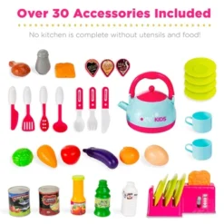 Best Choice Products Pretend Play Kitchen Toy Set For Kids With Water Vapor Teapot, 34 Accessories, Sounds -Best Choice Products Shop GUEST d777267f e543 4b45 807d 79e5c704eedb