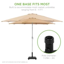 Best Choice Products 81lb. Heavy Duty Square Concrete Rolling Patio Umbrella Base Stand W/ Locking Wheels 10 Best Choice Products 81lb. Heavy Duty Square Concrete Rolling Patio Umbrella Base Stand W/ Locking Wheels -Best Choice Products Shop GUEST dc642cb9 d1b6 4fbe 86e8 73988854c255