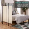 Best Choice Products 6ft 4-Panel Folding Privacy Screen Room Divider Decoration Accent W/ Steel Frame -Best Choice Products Shop GUEST dc8f001b 2a54 4523 9b45 da77486d52af