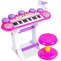 Best Choice Products 37-Key Kids Electronic Piano Keyboard W/ Multiple Sounds, Lights Microphone, Stool -Best Choice Products Shop GUEST e6d05fd4 cd55 43bc 8c6b 99342088a7ff