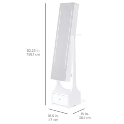 Best Choice Products Full Length LED Mirrored Jewelry Storage Organizer Cabinet W/ Interior & Exterior Lights -Best Choice Products Shop GUEST ed52fe78 d37b 449a 96a1 5709671c3fe3