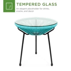 Best Choice Products 3-Piece All-Weather Patio Woven Rope Acapulco-Style Bistro Furniture Set W/ Rocking Chairs, Table -Best Choice Products Shop GUEST ee55175f ecea 45ab 84aa 179a2b45ed43