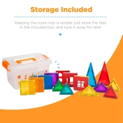 Best Choice Products 32-Piece Colorful Kids Mini Magnetic Tiles Educational STEM Toy Set W/ Carrying Case, Rounded Edges -Best Choice Products Shop GUEST f0152c72 4055 4e41 80da a376bbba5a20