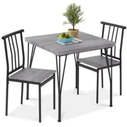 Best Choice Products 3-Piece Indoor Metal Wood Square Dining Table, Furniture Set W/ 2 Chairs 17 Best Choice Products 3-Piece Indoor Metal Wood Square Dining Table, Furniture Set W/ 2 Chairs -Best Choice Products Shop GUEST f241fd9b a97b 4045 a90e 253c27af77c1