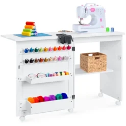 Best Choice Products Sewing Machine Table & Desk W/ Craft Storage And Bins -Best Choice Products Shop GUEST fa643837 b63e 4623 8266 66f16f93e11c