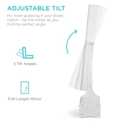 Best Choice Products Full Length LED Mirrored Jewelry Storage Organizer Cabinet W/ Interior & Exterior Lights -Best Choice Products Shop GUEST fa81e794 feb8 4ee9 8200 ef260955b259