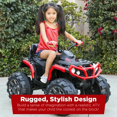 Best Choice Products 12V Kids Ride-On ATV Quad W/ Bluetooth, 3.7mph Max, Treaded Tires, LED Lights, Radio 3 Best Choice Products 12V Kids Ride-On ATV Quad W/ Bluetooth, 3.7mph Max, Treaded Tires, LED Lights, Radio